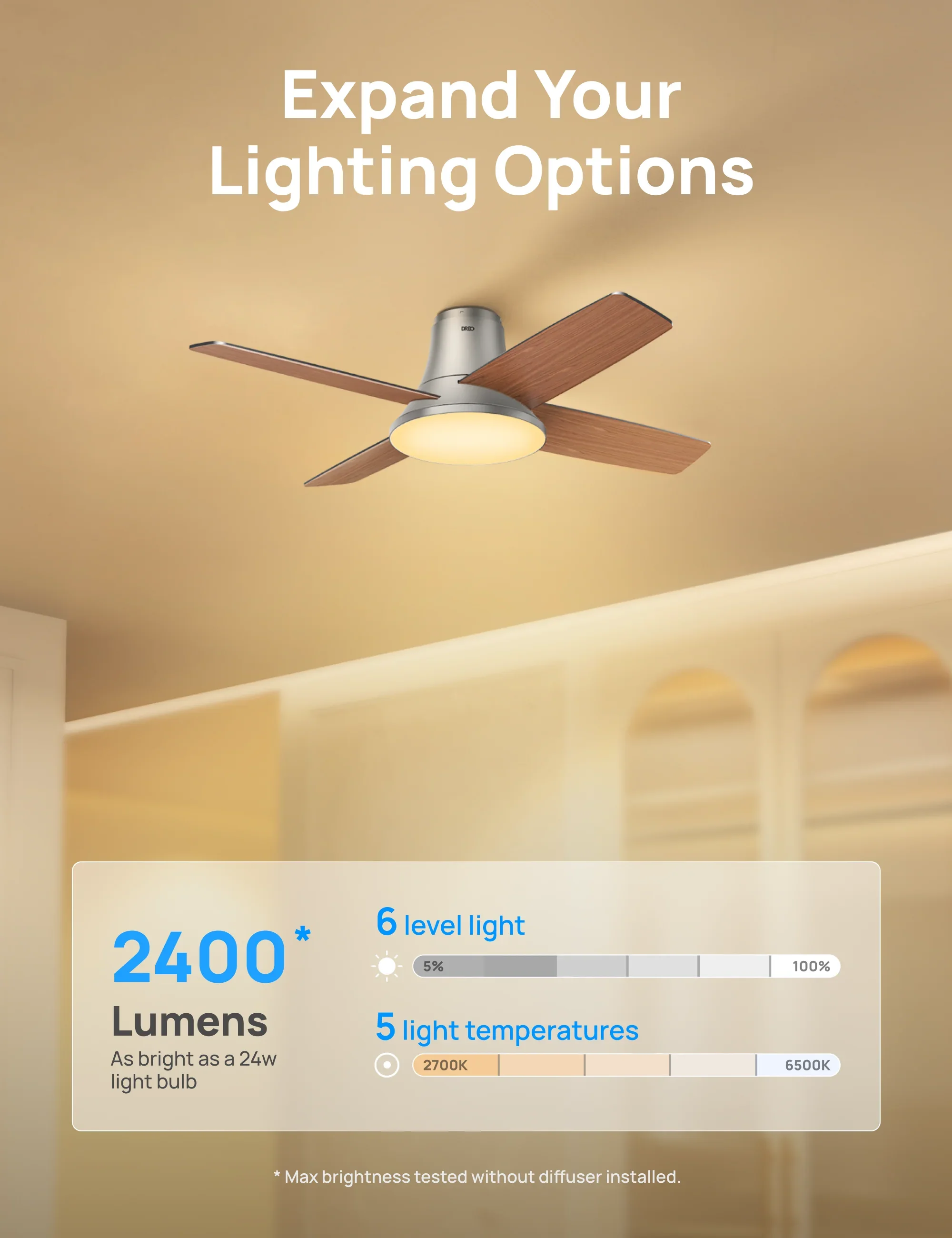 Smart Ceiling Fan CLF513S - DREO