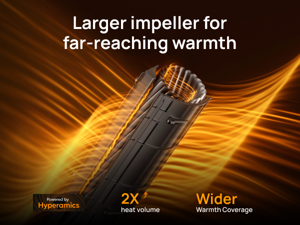 Larger impeller