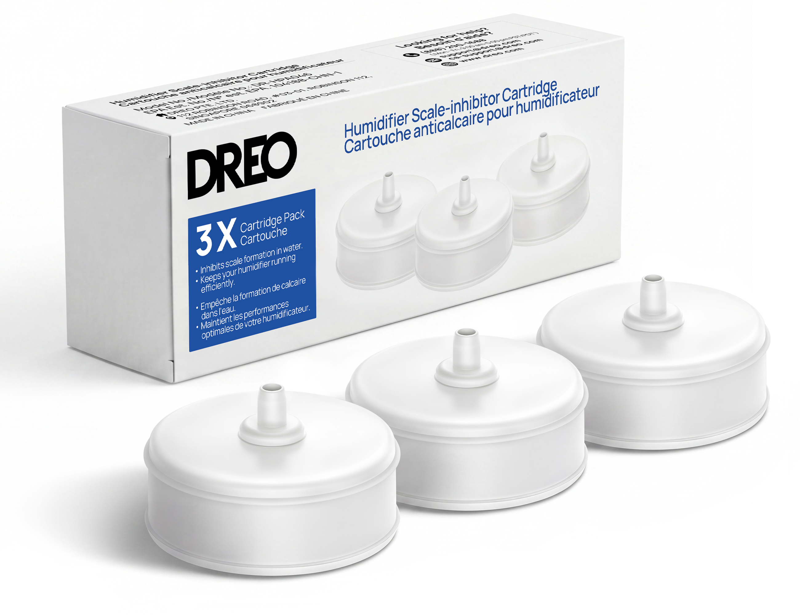 Scale-Inhibitor Cartridge 3-Pack for Humidifier 747S