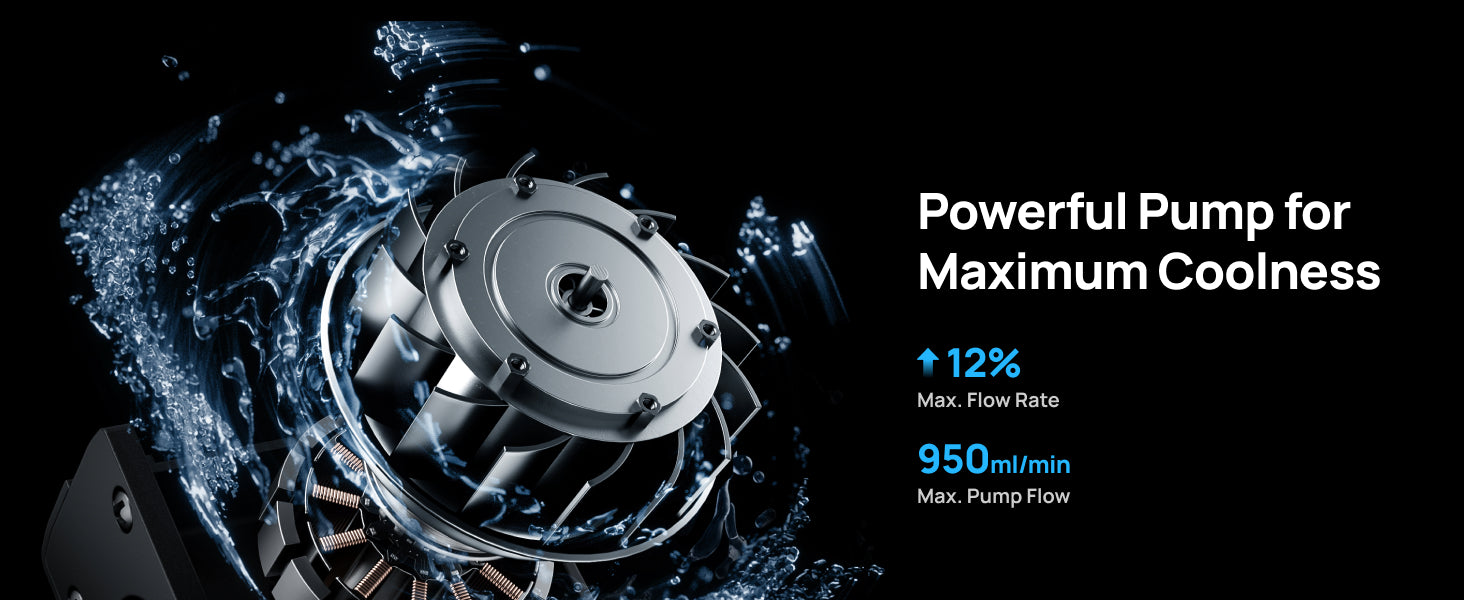 Powerful Pump for
Maximum Coolness