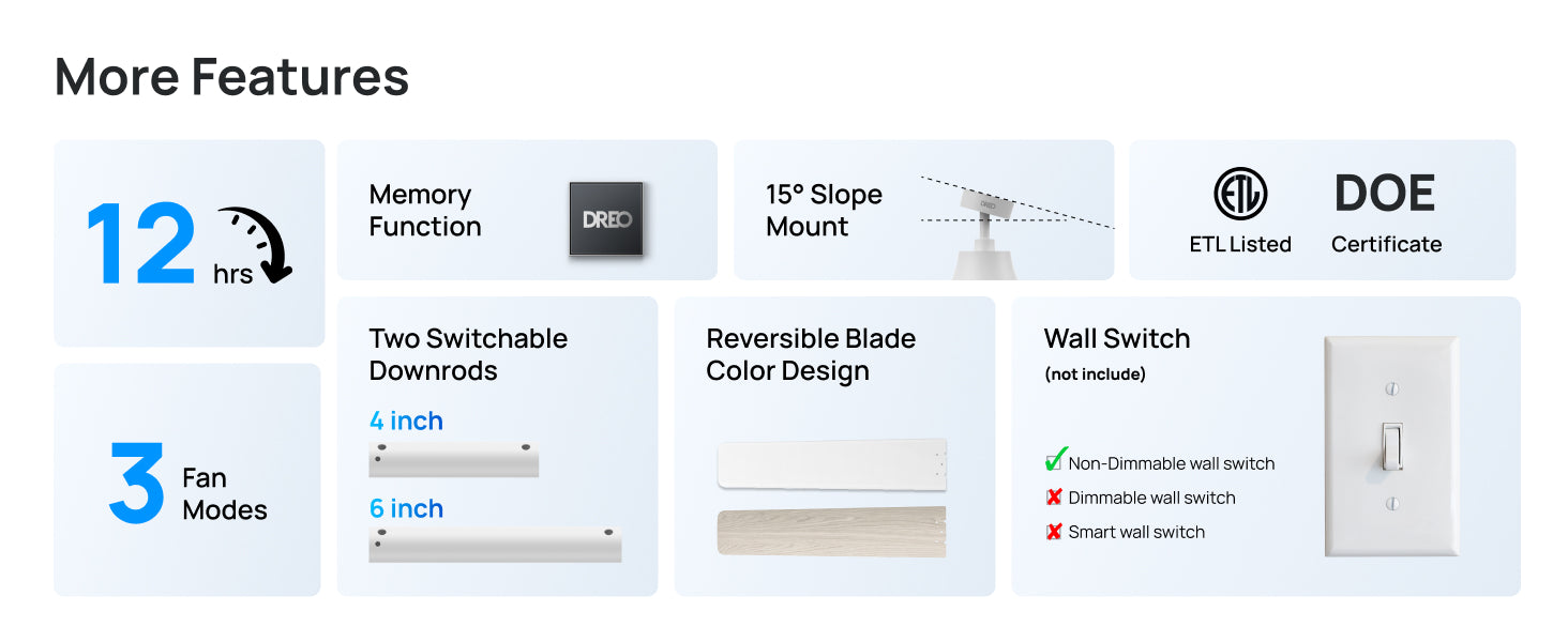 Ceiling Fan 521S (RGBIC)
