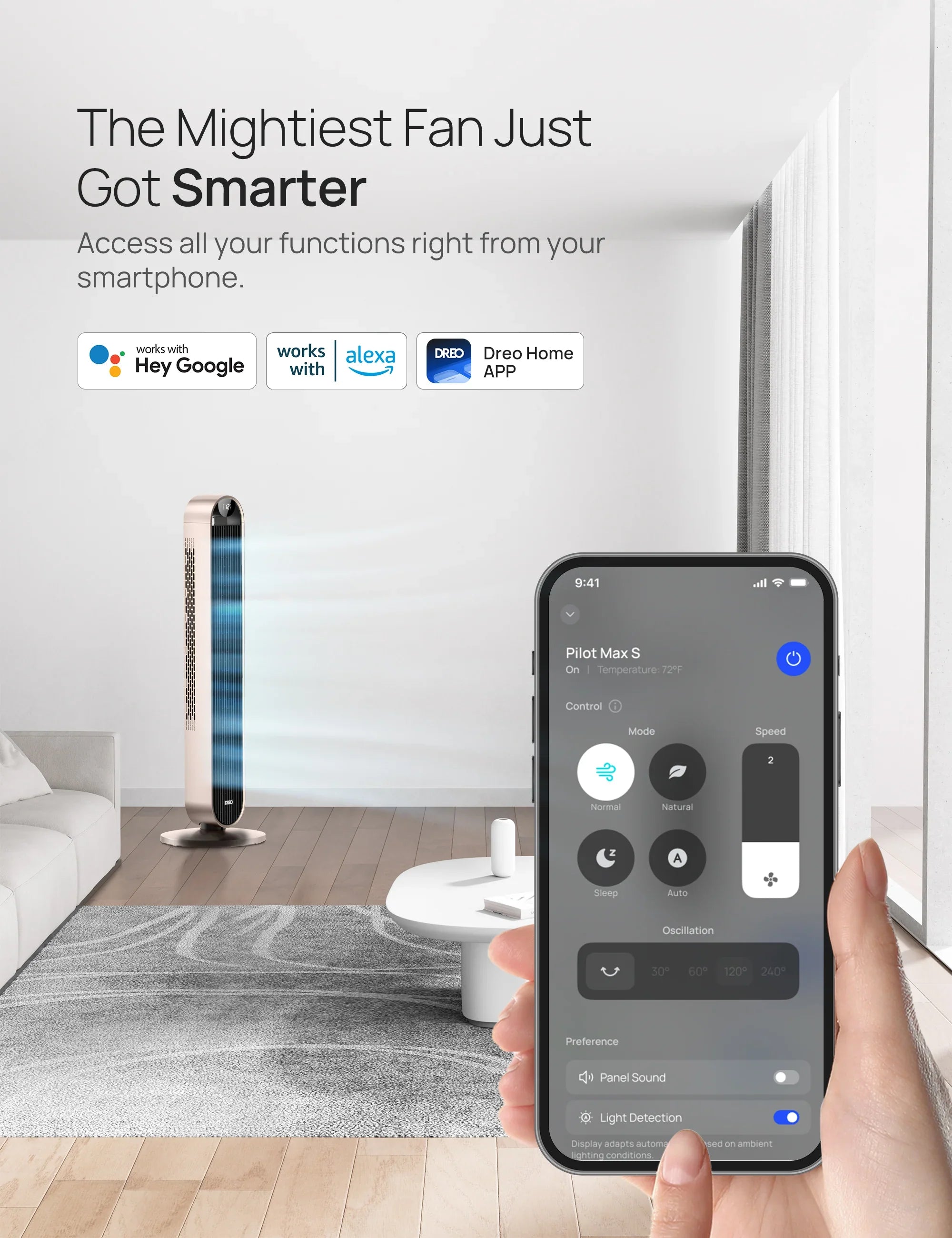 Smart Tower Fan Pilot Max S - DREO