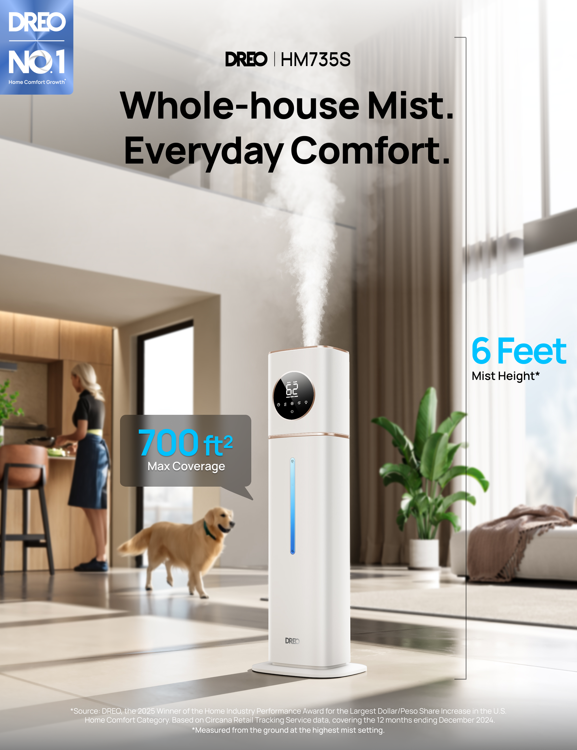Tower Heater 718 & Smart Humidifier 735S 11L