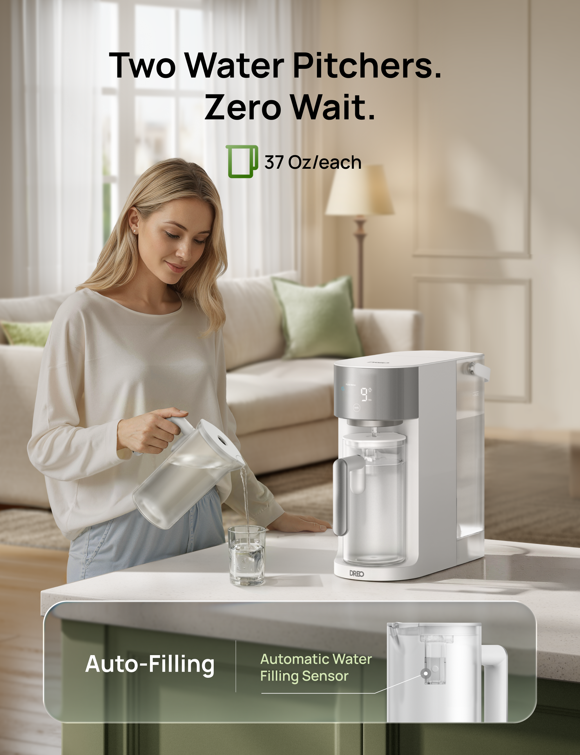 Two Water Pitchers