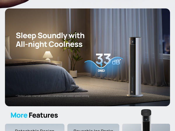 Sleep Soundly with
All-night Coolness