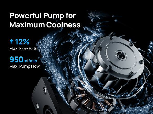 Powerful Pump for
Maximum Coolness