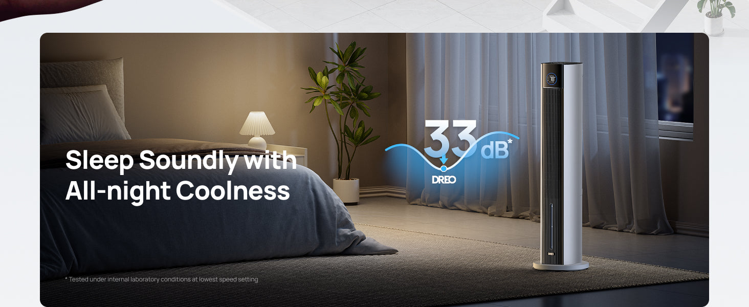 Sleep Soundly with
All-night Coolness