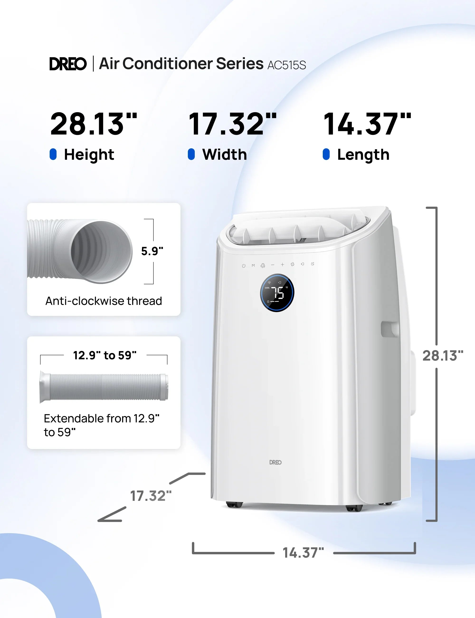 Smart Air Conditioner AC515S (New) - DREO