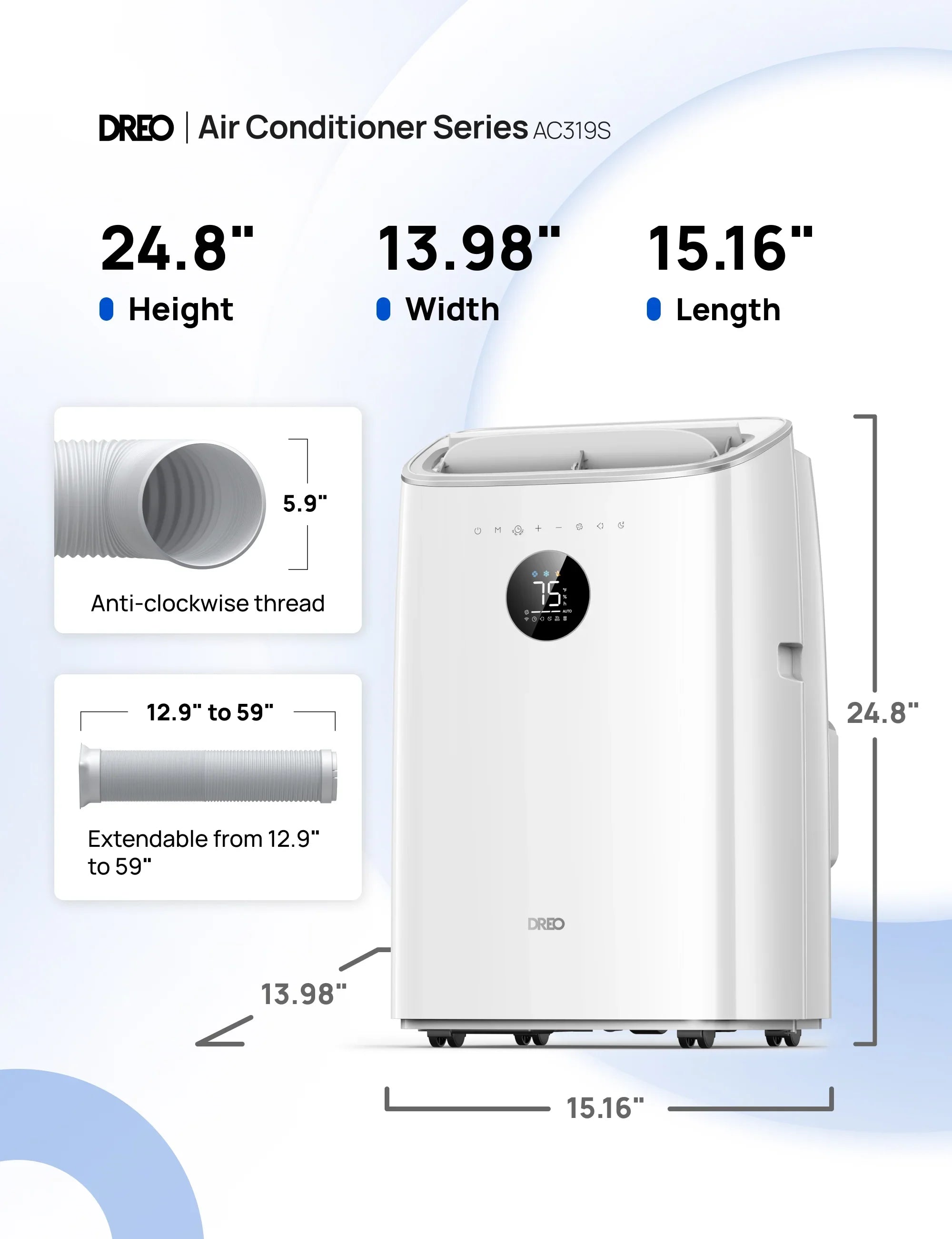 Smart Air Conditioner AC319S - DREO