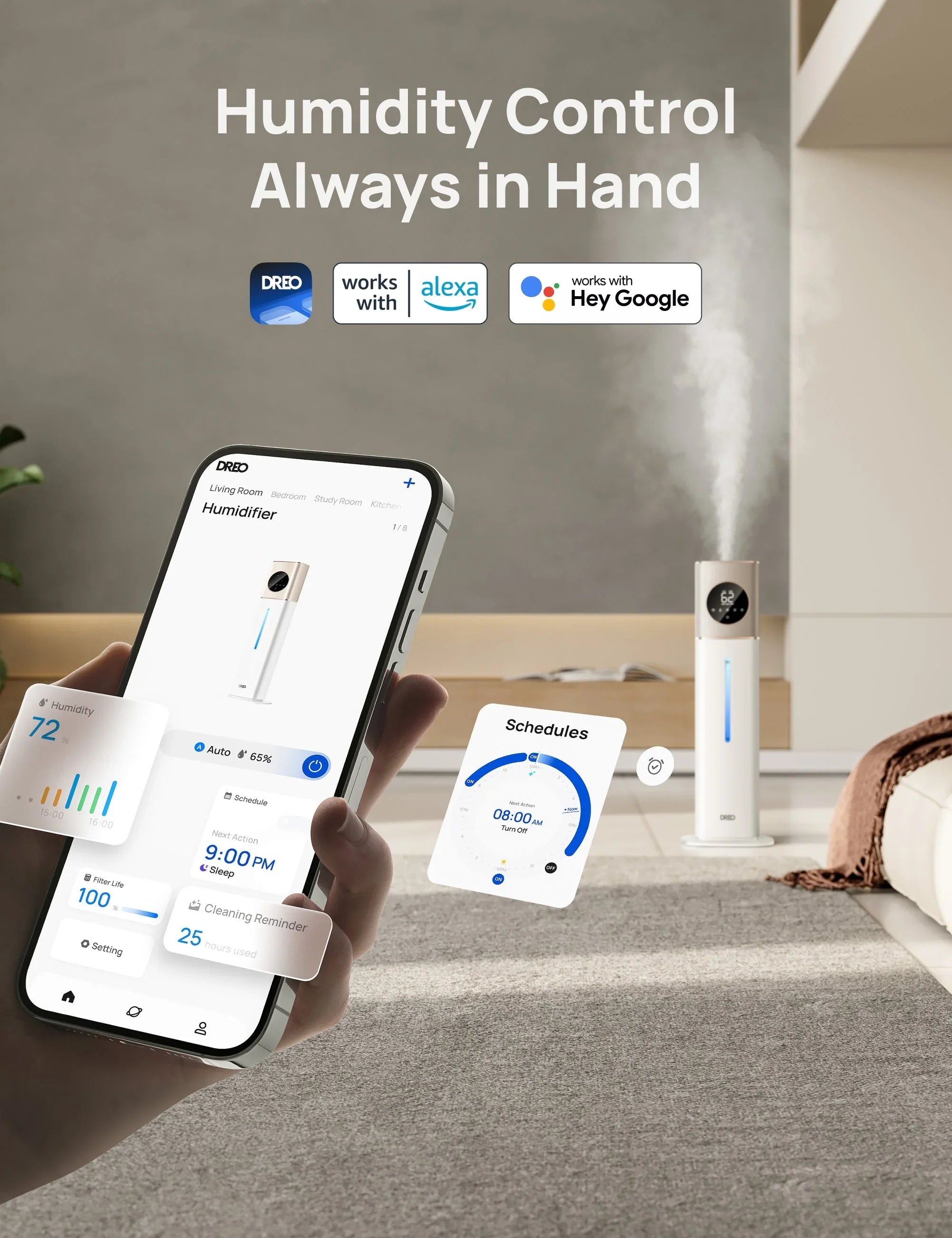 Smart Humidifier HM735S 11L - DREO