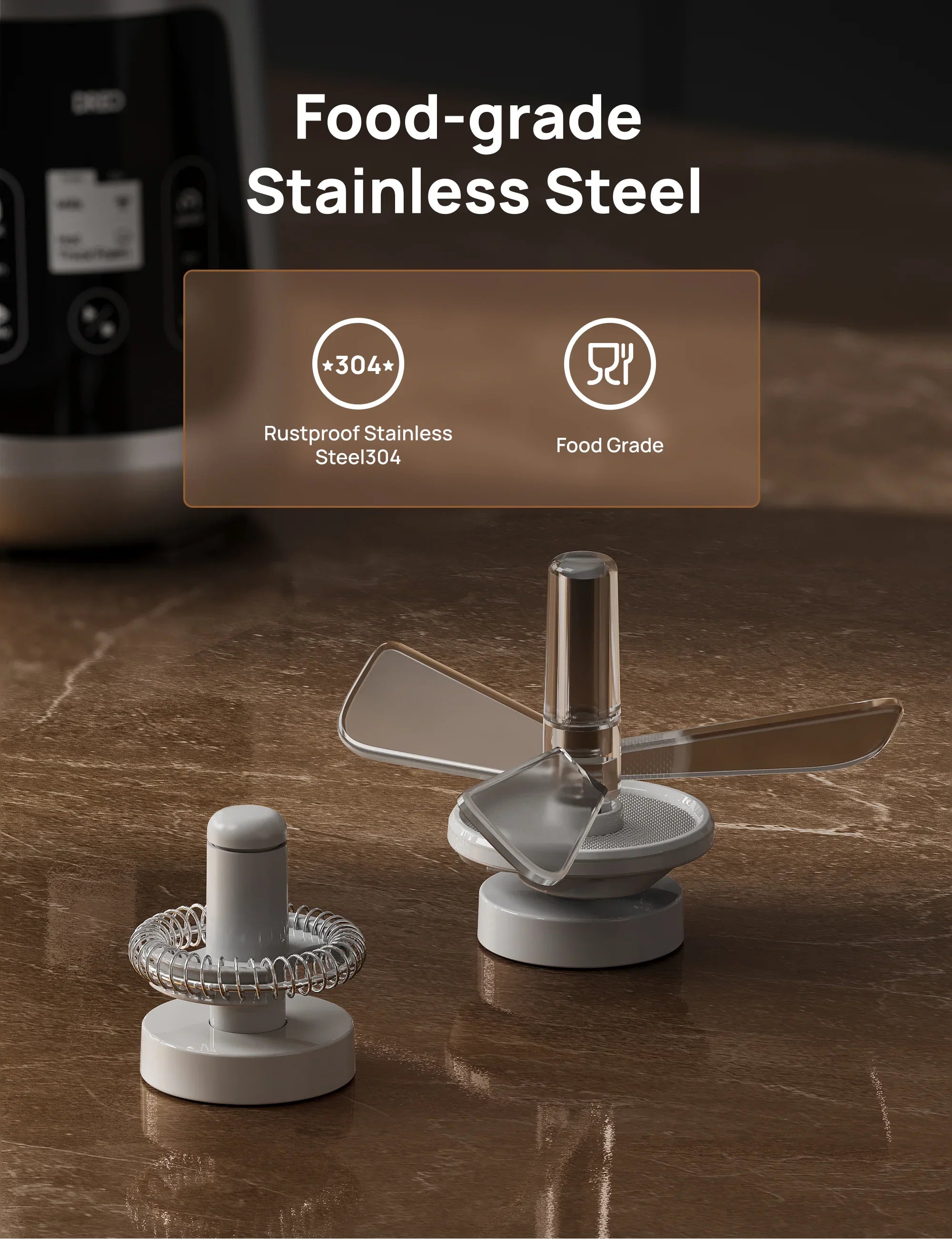 Whisk Set Replacement for BaristaMaker Milk Frother - DREO