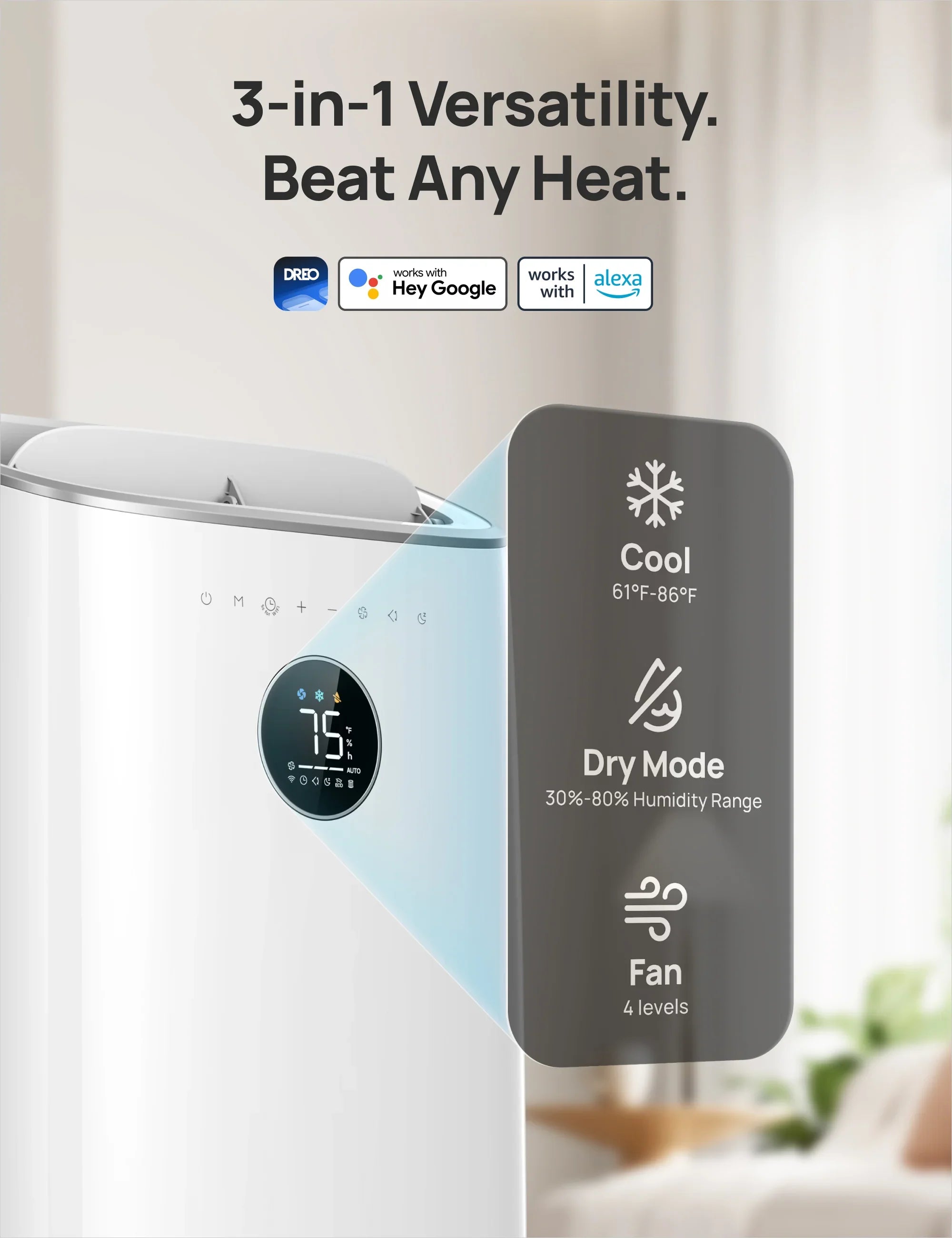 Smart Air Conditioner AC318S - DREO