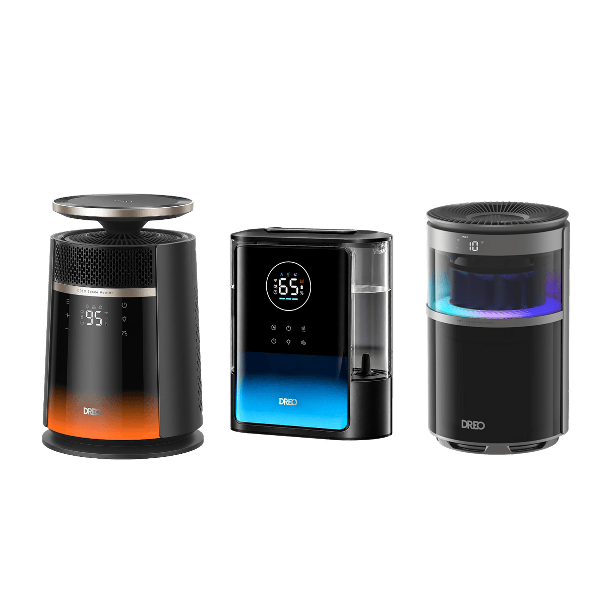 Air Purifier 530S+Whole-Room Heater 720+Smart Humidifier 717S 8L